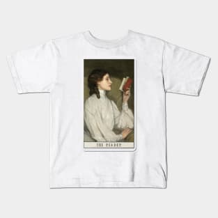 the reader tarot card Kids T-Shirt